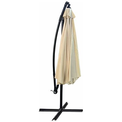 Ombrellone da Giardino ASTER con Protezione UV, Colore Beige, 300x300x45 cm - Foto 2