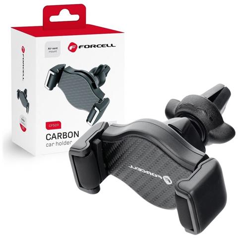 Supporto Smartphone Auto Regolabile Porta Telefono Cellulare 360° Carbon H-cf509 - Foto 1