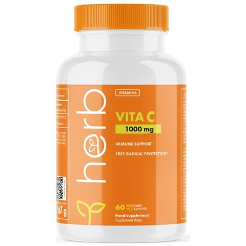 Vitamina C 1000 Mg 60 Capsule Vegetali Herb - Foto 1