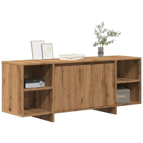 Mobile Tv Rovere Artigianale 130x35x50 Cm In Legno Multistrato - Foto 1