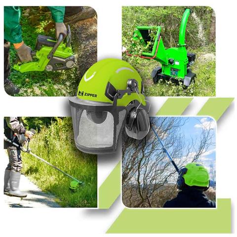 Casco Forestale Professionale Con Visiera E Cuffie Antirumore Zi-fhprofi - Foto 2