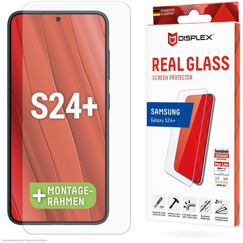 E.v.i. 01896 Custodia Per Cellulare 17 Cm [6.7] Cover Trasparente (displex Protective Glass For - Samsung Galaxy S24+) - Foto 1