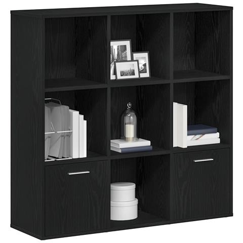 Libreria Rovere Nero 98x29x97,5 cm Legno Multistrato - Foto 2