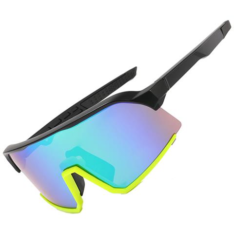 Eleganti Occhiali Da Sole Con Montatura Nera E Lenti Verdi - Protezione Uv400 - Foto 1