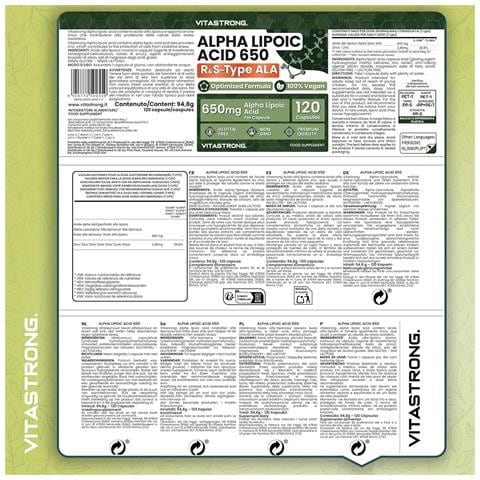 Alpha Lipoic Acid 650 - Foto 4
