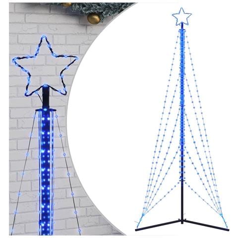 Albero di Natale a LED 525 LED Blu 302 cm - Foto 1