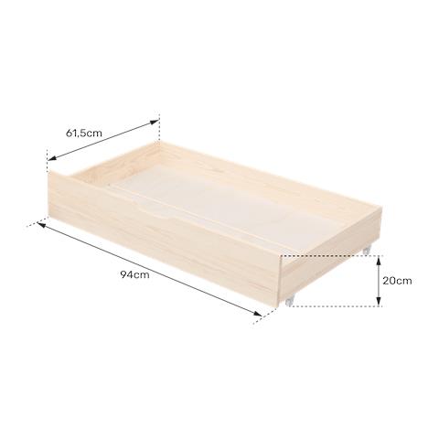 Set Di 2 Cassetti Blu Scuro Per Letto - Foto 2