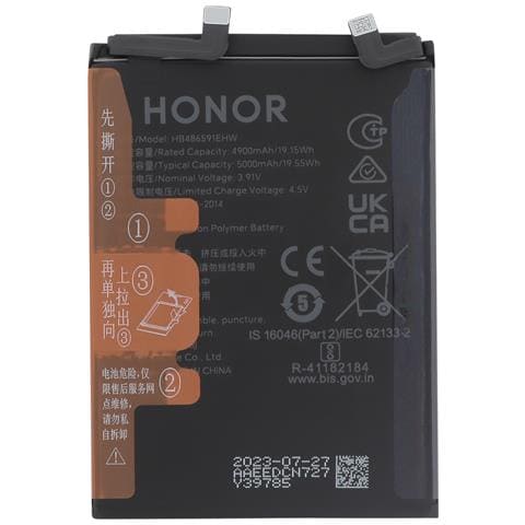 Batteria Originale Per Smartphone 90 Li-polimero 5000mah 19,35 Wh, Nero - Foto 1