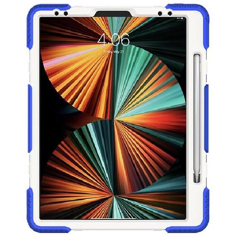 Custodia Per Ipad Mini 6 Con Supporto E Alloggiamento Per Stilo Blu - Foto 2