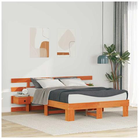 Struttura del letto con cassetto Marrone - Foto 2