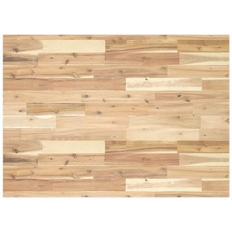 Piano Tavolo Rettangolare 100x70x2cm Legno Massello di Acacia - Foto 1