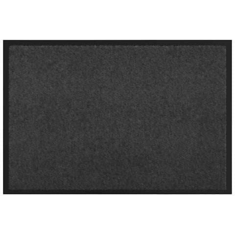 Tappetino Antracite 60 x 40 x 1.2 cm Tessuto Teddy - Foto 1