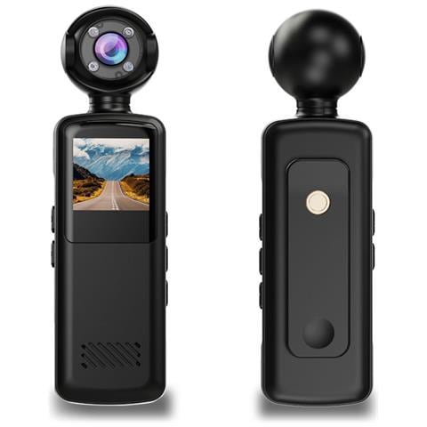 Mini Telecamera Da Corpo Hd V6+wifi Con Scheda Tf Da 32gb - Videoregistratore Portatile Per Forze Dell'ordine - Foto 1