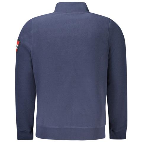 FELPA BLU DA UOMO CON CERNIERA NORVEGIA 1963 - Colore: Blu, Taglia: L - Foto 3