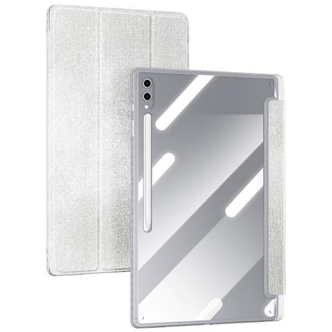 Cover per Galaxy Tab S10 Ultra - TPU+PC+Pelle /PU, Verde - Foto 2