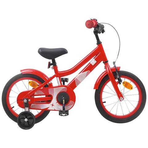 Bicicletta per Bambini 16 Pollici per bambini di 4-6 anni Rosso - Foto 1