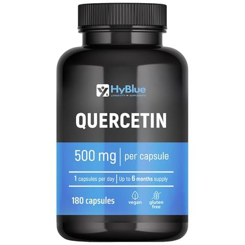 Quercetina Diidrato Pura 500 mg 180 Capsule | Flavonoide Antiossidante Naturale per Energia e Difese Immunitarie | Alta Biodisponibilità | 100% Vegano, Senza Glutine e Senza Lattosio | Fino a 6 Mesi - Foto 4