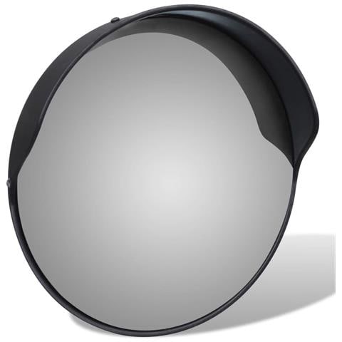 Specchio Per Il Traffico Convesso Nero Plastica Pc Esterni 30 Cm - Foto 5