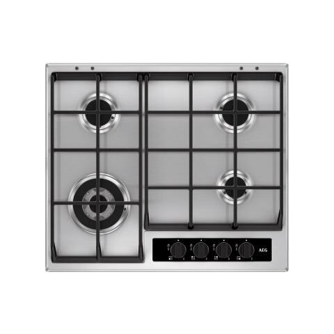 AEG - Piano Cottura HG654550SY a Gas 4 Fuochi Gas Colore Acciaio ... AEG - Piano Cottura HG654550SY a Gas 4 Fuochi Gas Colore Acciaio ...