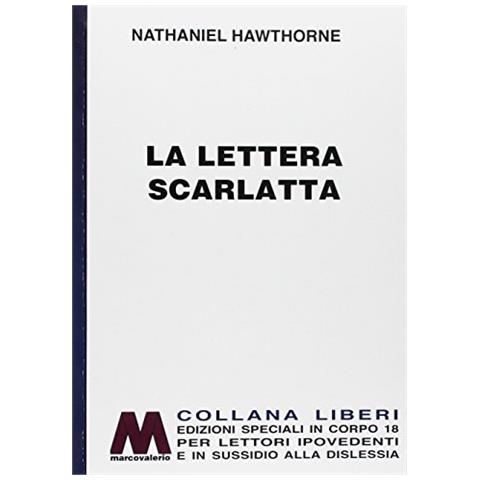 Nathaniel Hawthorne - La lettera scarlatta. Ediz. per ipovedenti - Foto 1
