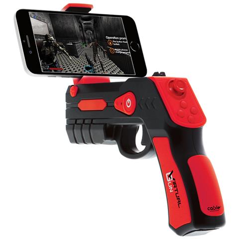 Virtual Gun Wireless, Gioco Bluetooth Senza Fili Compatibile Con Tutti Gli Smartphone, Disponibili Giochi Gratuiti Su App Store E Google Play, Realtà Aumentata Gioco A 360°, Compatibile Con Ios E Android - Foto 1