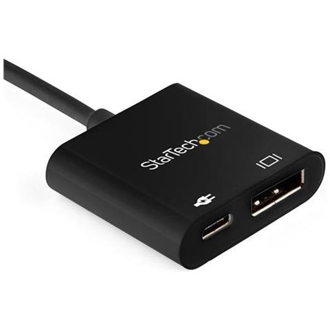 Adattatore da USB C a DisplayPort con Power Delivery - Convertitore Video 8K 60Hz / 4K 120Hz USB Tipo C a DP 1.4 - Pass-Through PD 60W - HBR3 - Compatibile Thunderbolt 3 - Foto 2