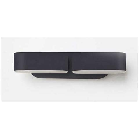 V-tac Vt-814 Lampada Led 12w Da Parete Nero Teste Ruotabili Wall Light Bianco Caldo 3000k Ip65 - Sku 8293 - Foto 1