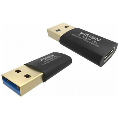 Adattatore USB-C TC-USB3AC /BL Nero - Foto 1
