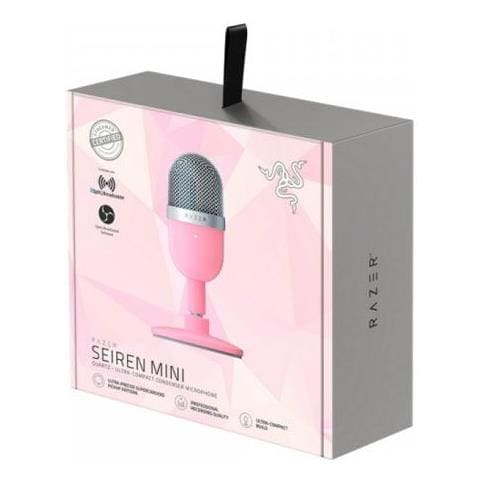 Seiren Mini Microfono a Condensatore per Streaming USB Colore Rosa Quarzo - Foto 3