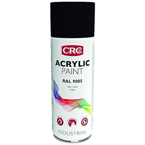 Rc2 Corporation - Vernice Acrilica Una Rapida Essiccazione Acrilico Nero Opaco Ral 9005 400ml - Foto 1