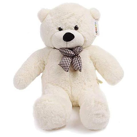 47 Doll Toy Enorme Cuddly Animali Farciti Peluche Gigante Teddy Bear Colore Bianco 120 Centimetri - Foto 1