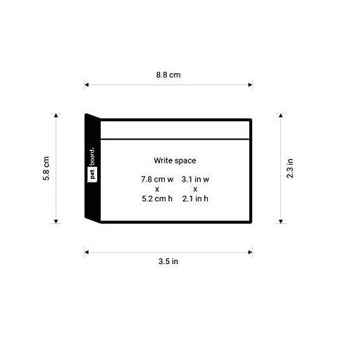 Scrum Board E Kanban Scheda - Carte Task Magnetica - S (small) - Set Di 16 - Grey - Foto 2