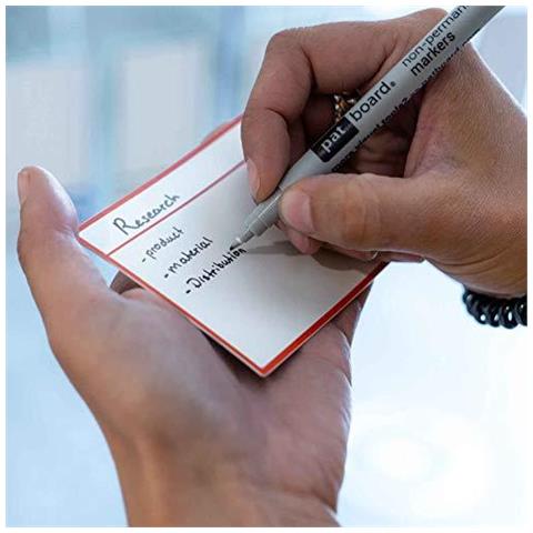 Scrum Board E Kanban Scheda - Carte Task Magnetica - S (small) - Set Di 16 - Grey - Foto 4