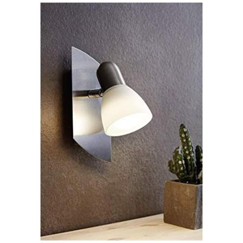 ENEA, Interno, AC, E14, Rotondo, Nichel, Bianco, Vetro, Acciaio - Foto 2