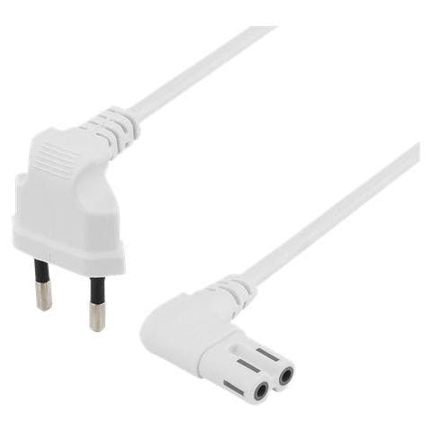 Unità Di Connessione Cavi E Presa A Muro, 5 M, Ad Angolo, Bianco - Foto 1