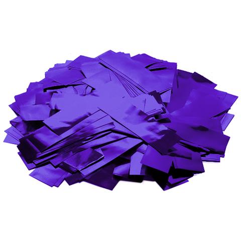 Metallic Confetti Rectangular 55x18mm, Purple, 1kg - Foto 1