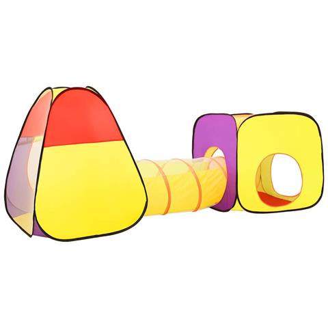 Tenda Da Gioco Per Bambini 250 Palline Multicolore 255x80x100cm - Foto 2