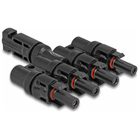 60026 Adattatore Per Inversione Del Genere Dei Cavi 1 X Dl4 4 X Dl4 Nero - Foto 1