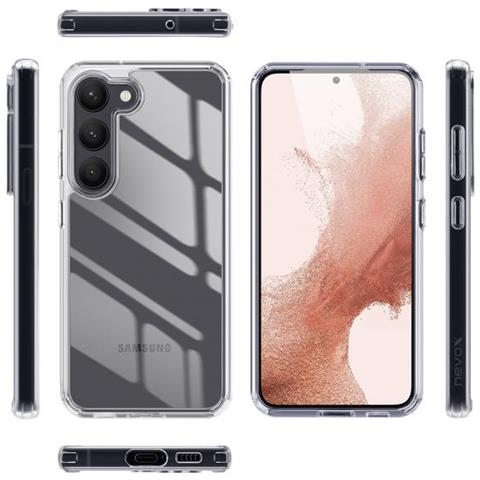 2164 Custodia 16,8 Cm (6.6"") Cover Trasparente per Galaxy S23 Plus - Foto 3