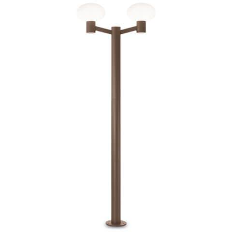 Paletto Moderno Clio Alluminio Coffee 1 Luce E27 42w Ip44 - Foto 1