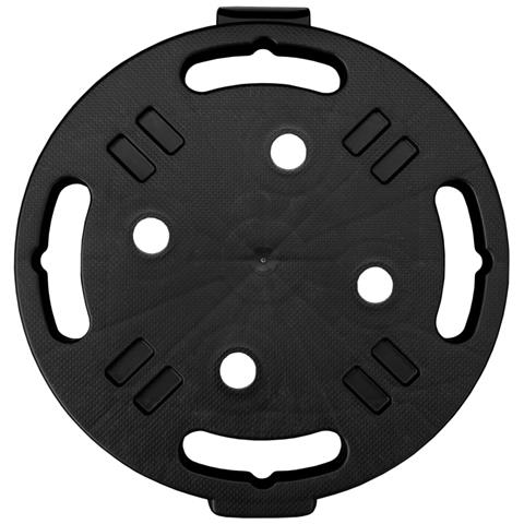 Carrello Per Piante Con Ruote Diametro 30 Cm Nero 170 Kg - Foto 3