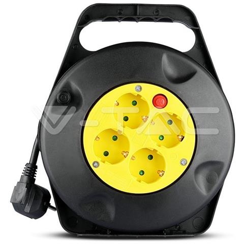 VT-6002 prolunghe e multiple 10 m 4 presa (e) AC Interno /esterno Nero - Foto 1