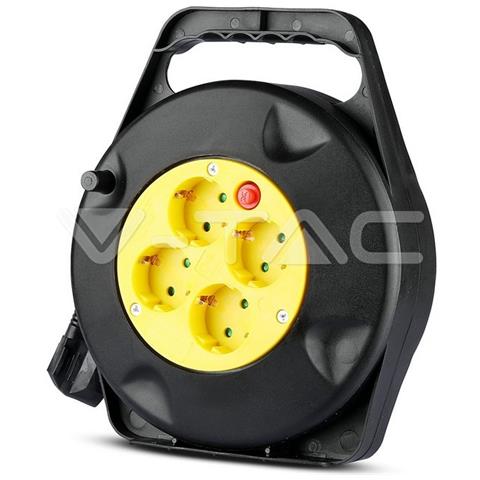 VT-6002 prolunghe e multiple 10 m 4 presa (e) AC Interno /esterno Nero - Foto 2