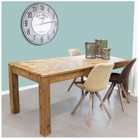 Sedia Da Interno Saloto Sala Da Pranzo Con Struttura In Legno Di Quercia E Seduta In Pvc Color Nocciola Peanut - Foto 7