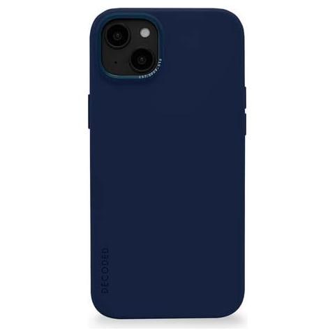 Cover Per Iphone 14 Plus Magsafe In Silicone Antimicrobica, Blu Marine - Foto 1