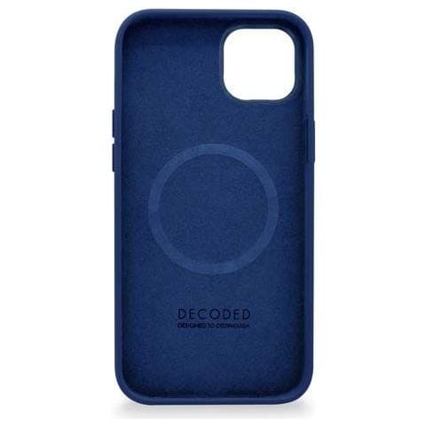 Cover Per Iphone 14 Plus Magsafe In Silicone Antimicrobica, Blu Marine - Foto 2