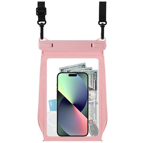 Borsa Impermeabile Per Telefono - Piccola Borsa A Tracolla Pink - Foto 1