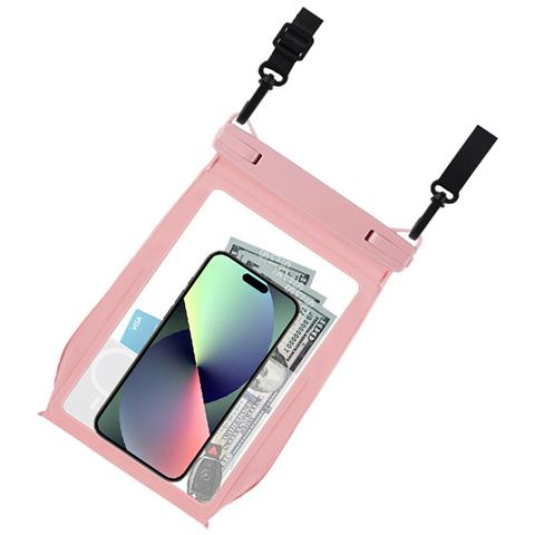 Borsa Impermeabile Per Telefono - Piccola Borsa A Tracolla Pink - Foto 2