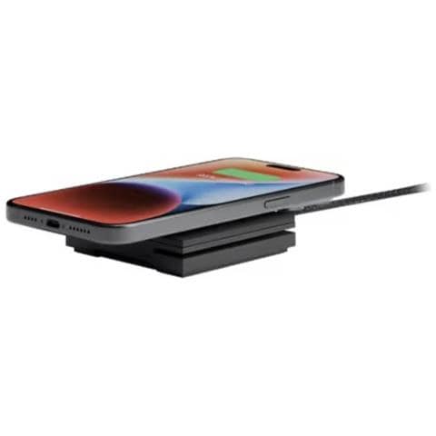 Caricatore Wireless Magnetico Qi2 Con Supporto 15w Usb-c Modello Rise Solo, Nero - Foto 2