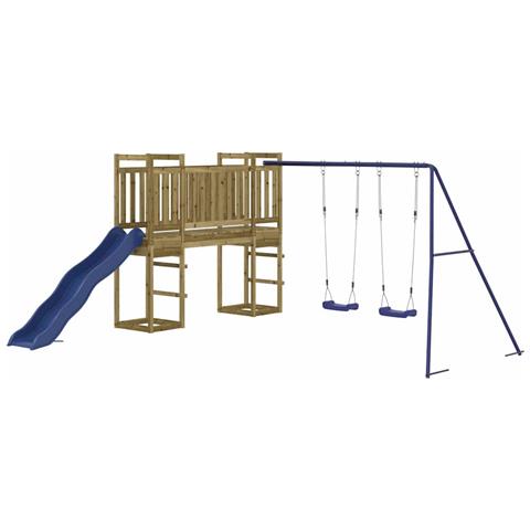 Set Da Gioco Da Esterno In Legno Di Pino Impregnato - Foto 3